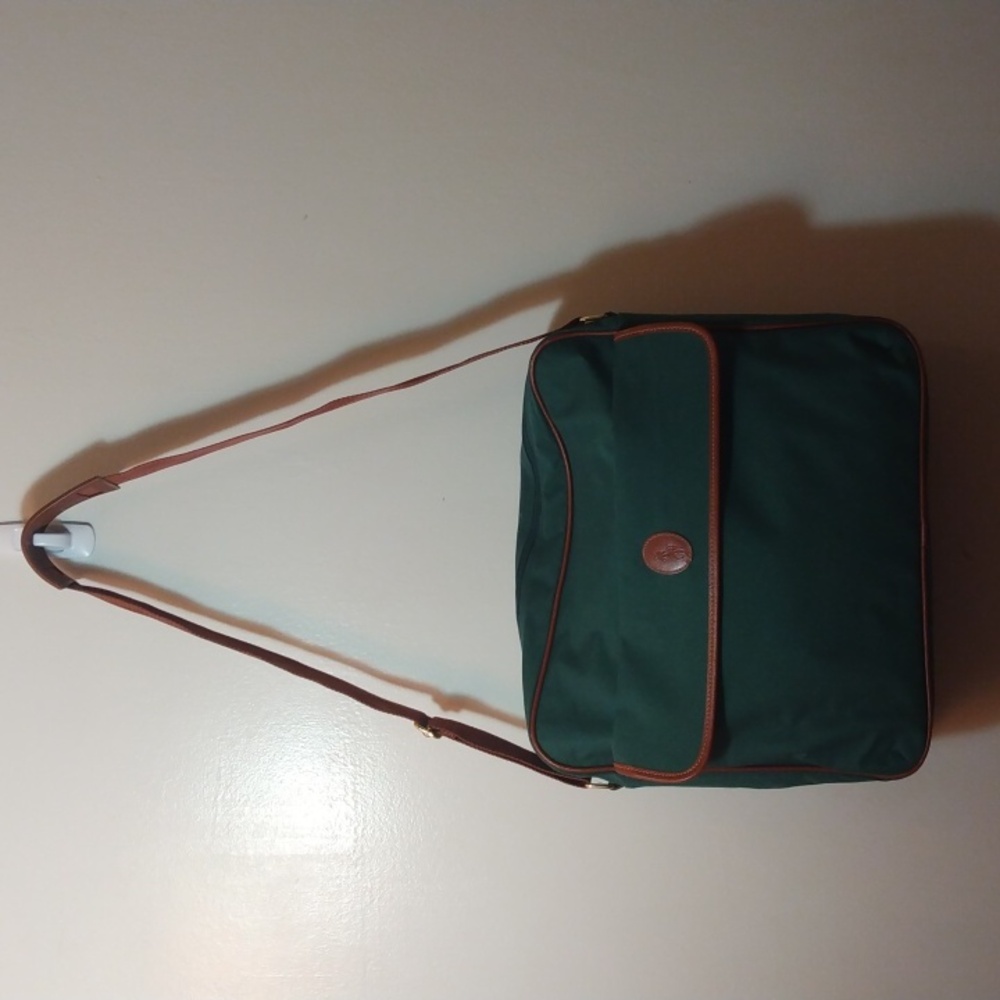 Ralph Lauren Polo Green & Brown Satchel/Messenger Bag/Travel/Laptop Bag